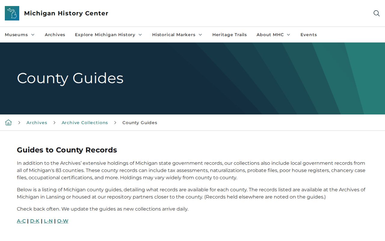 Washington Township city directory state archive county guides