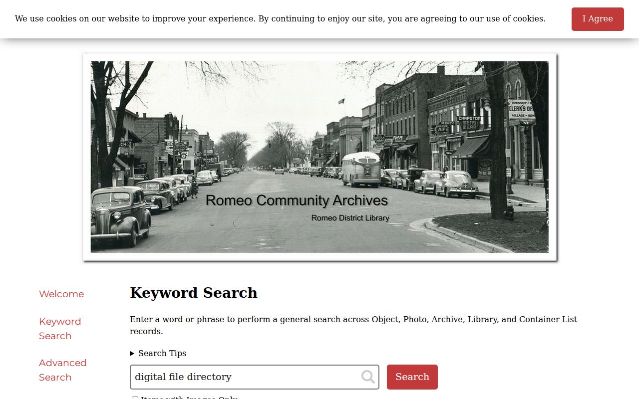 Washington Township city directory catalog listing